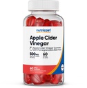 Vinaigre de cidre de pomme Nutricost 500mg, 60 gommies, aromatisé aux pommes - sans gluten, sans OGM, sans sirop de maïs