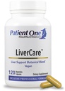 Patient One LiverCare | Ergänzung zur Unterstützung Lebergesundheit* | mit Milchdistel, Glutathione, Kurkuma, Artichoke und mehr | 120 Kapseln
