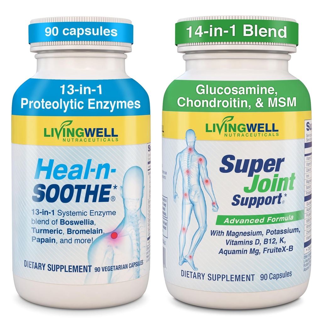 HEAL-N-SOOTHE et Super Joint Support - Suppléments de joint naturel