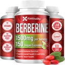Premium Berberine Supplement, 150 Kapseln – 50 Tage Versorgung, 1500mg Berberine pro Servierung, Berberine HCI, Hergestellt aus 100% reinen & natürlichen Zutaten, Non-GMO, Gluten-Free.