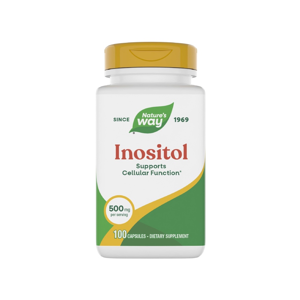 Inositol, 500 mg par portion, 100 gélules