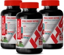 Body Detox Ergänzung - Full Body Detox und Cleanse Complex 920 MG - Rote Klee Formel - 3 Flaschen 300 Kapseln