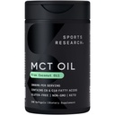 Sportforschung Keto MCT Öl Pillen aus Kokosöl | Keto Brennstoff für den Gehirn & Körper - Non-GMO Verified, Soy & Gluten Free Liquid Softgels (240 Zähler)