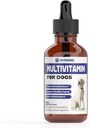 Multivitamin für Hunde | Hunde Multivitamin | Für Gelenkunterstützung, Gut & Immune Gesundheit, Haut & Herz Gesundheit | Hunde Vitamine und Ergänzungen | Hunde Vitamine Multivitamin | Hundeergänzungen & Vitamine | 1 fl oz