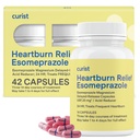 Curist Esomeprazole 20mg Capsules Retardé-Release - Acid Reflux Medicine for Heartburn Relief - 42 Capsules de Compte - Acid Reflux Relief