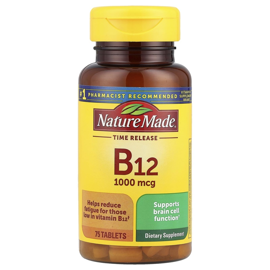Nature faite, vitamine B-12 1000 mg, 75 ct