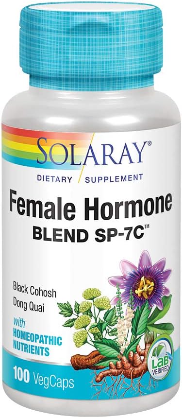 Solaray - Weibliche Hormonmischung Sp-7c Black Cohosh, 100 Kapseln
