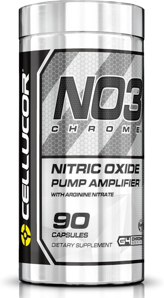 Cellucor NO3 Chrom Stickstoffmonoxid Ergänzungen mit Argininin-Nitrat für Muskelpumpe & Blutfluss, 90 Kapseln, G4