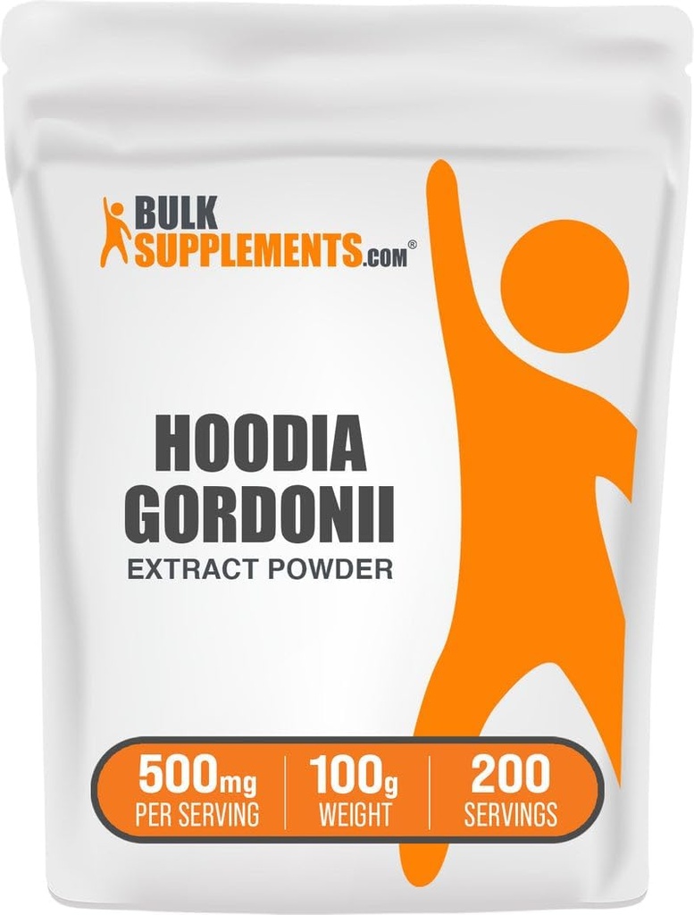 BulkSupplements.com Hoodia Extract Powder - Hoodia Supplement, Hoodia Gordonii Extract - Kräuterergänzung, Vegan & Glutenfrei, 500mg pro Servierung, 100g (3,5 oz) (Pack von 1)