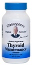 Formules originales de Christopher Thyroïde Formule d'entretien Capsule, 100 Compte