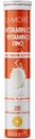 U-MORE Vitamine C 1000mg & Zinc + Vitamine D, 20 comprimés effervescents, Arôme orange, Supplément de soutien immunitaire, dissolution rapide, booste le système immunitaire, soutient la peau saine, les cheveux et les ongles