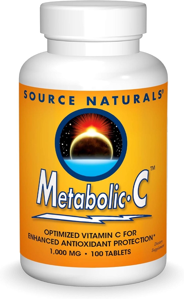 Quelle Naturals Metabolic C, 1000mg Vitamin C - 100 Tabletten