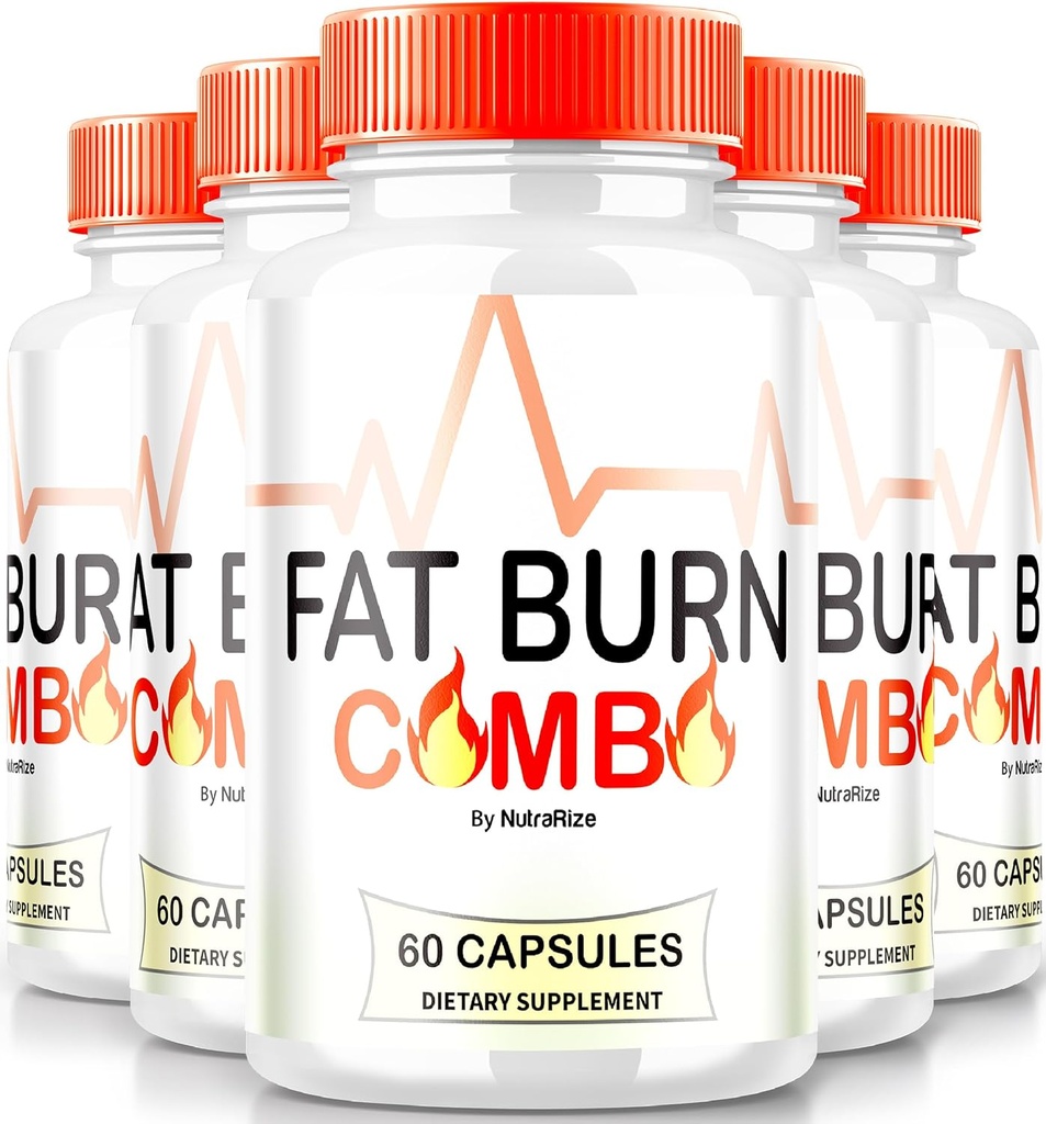 (5 Pack) Fat Burn Combo Kapseln, FatBurn Combo Keto Formel, All Natural Weight Loss Supplement zu Achieve Healthy-Looking Body, Keto Fitness Pills, Offizielle Bewertungen (300 Kapseln)