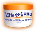 Mite-B-Gone Mite Cream & Bite Relief - 10% Natural Blend Sulfur Cream for Multi-Purpose Bites, Redness, Itching, & Irritation | Safe for Kids and Adults | Fast & Effective for All Skin Types| 8 oz