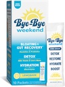 Detox Drink Mix w/Electrolytes - für Bloating, Recovery, Fatigue, Brain Fog - Probiotics, Lion’s Mane, Milk Thistle - Zero Sugar Lemonade - 10 Pack