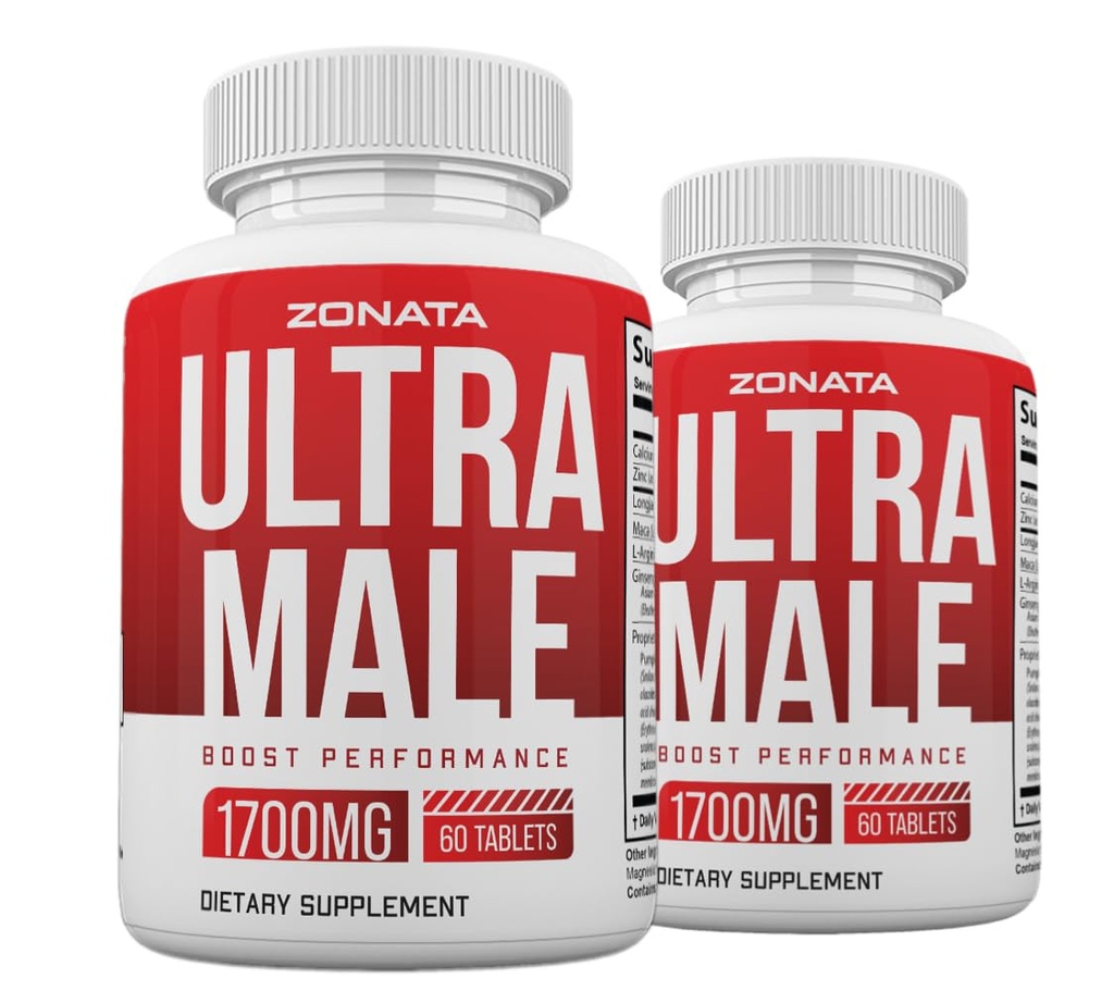 (2 Pack) Pilules Ultra Homme, Power Ultra Homme Supplément Formule avancée, 120 Compte