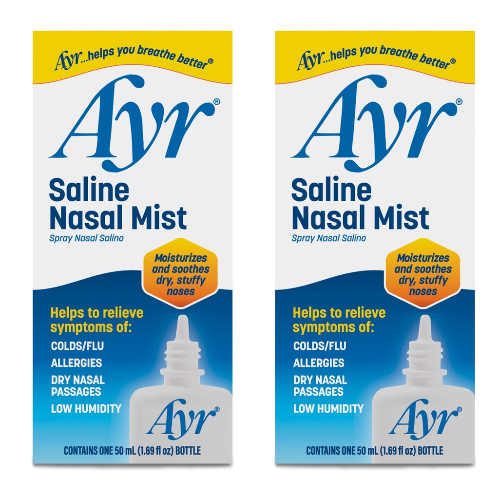 AYR Saline Nasal Mist, 1.69 Fl Oz (Pack von 2)