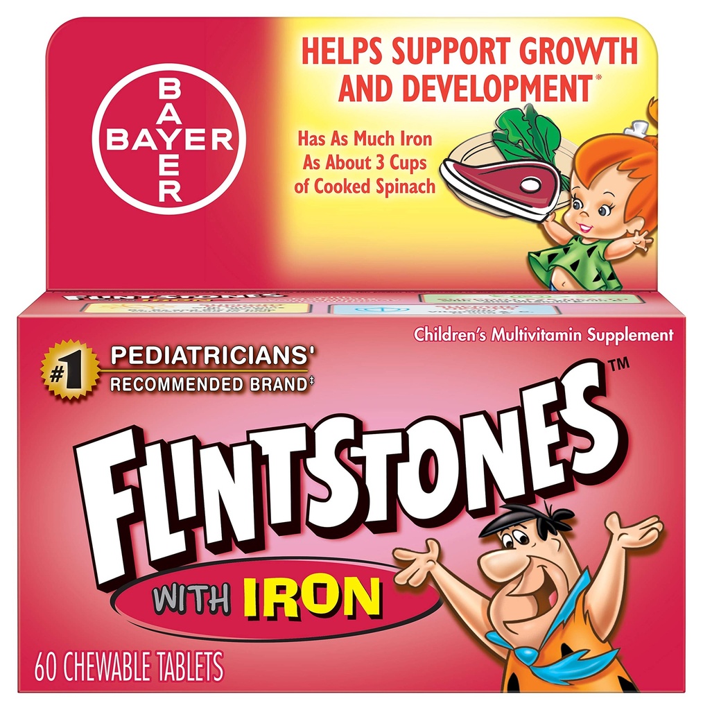 Des pierres ? Vitamines croustillantes en fer - 60ct
