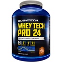 BODYTECH Whey Tech Pro24 poudre protéinée - Riche saveur de chocolat pour la croissance et la récupération musculaire, fournissant 24g de protéines par service pour la condition physique optimale et la performance (5 lbs / 71 portions)