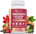Menopause Ergänzungen für Frauen, 10 Billion CFU Probiotic, 19-in-1 Multivitamin&Ashwagandha Extract, DIM, Hormonal Balance, Unterstützung Hot Flashes, Nachtschwärmen, Stimmung, Sleep|Vegan, 120 Kapseln