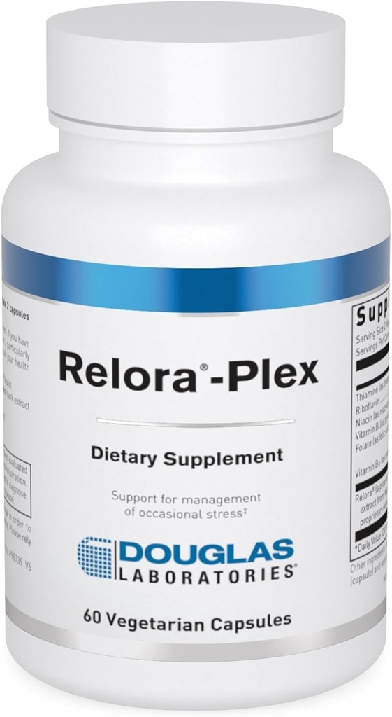 Douglas Laboratories Relora-Plex - Soutien à la gestion du stress occasionnel* - 60 capsules végétariennes