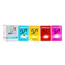 RUN GUM Variety PackEnergy Kaugummi 50mg Koffein Taurine & B-Vitamine pro Stück, 24 Stück (Pack mit 12) Zuckerfrei, Zero Calorie, No Aspartame und Glutenfrei
