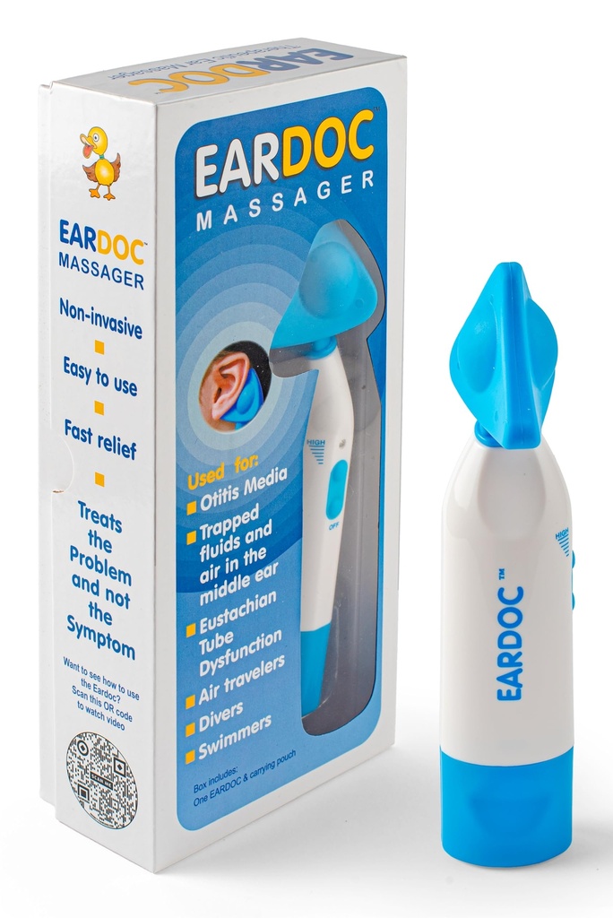 Eardoc - Ear Pressure Relief Device, Ohr Infektionsbehandlung für Erwachsene, Ohr Ache Schmerzlinderung, Eustachi Ear unclogger, Ear Popper, eustachian Tube unclogger, Best Tinnitus Relief, Ear Care Product.
