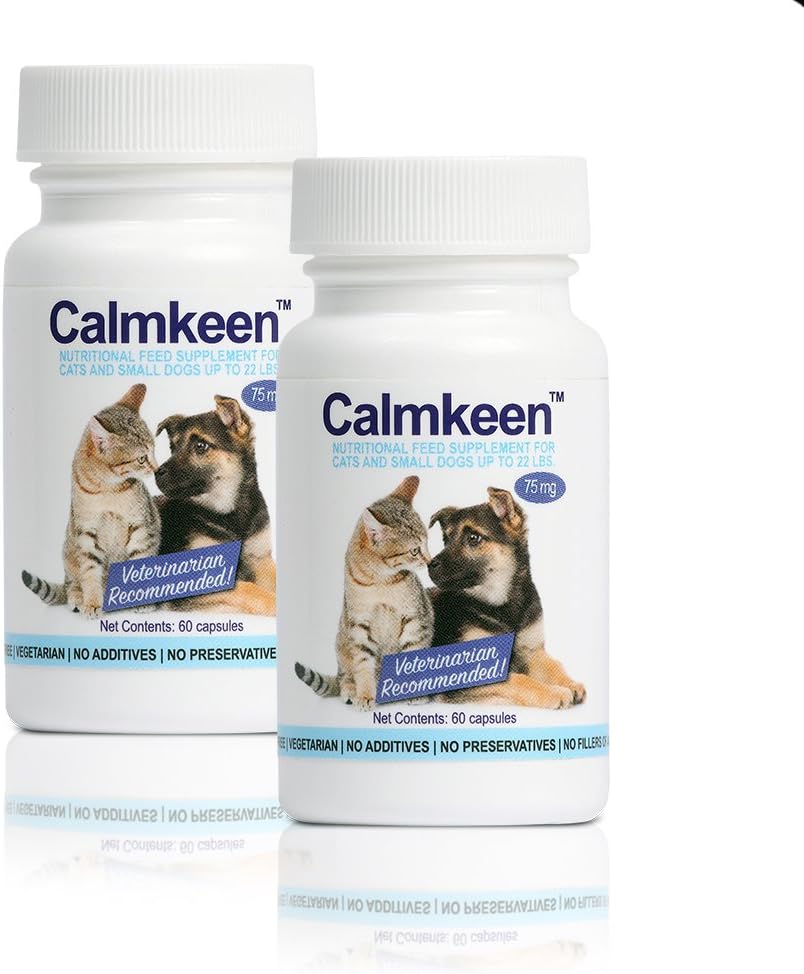 75 mg 120 Count Nutritional Supplement für kleine Hunde und Katzen bis zu 22 Pfund (früher Calmkene)