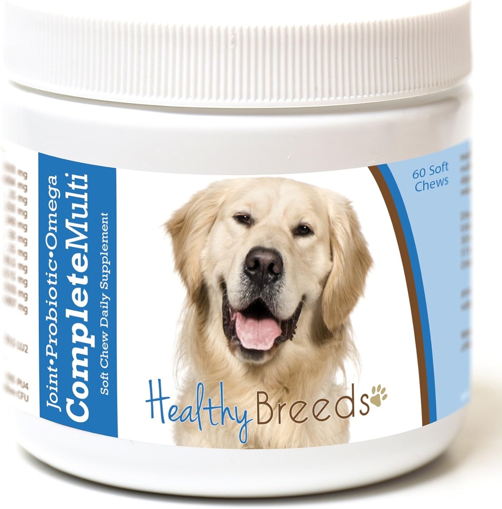 Gesunde Rassen Golden Retriever Alle in einem Multivitamin Soft Chew 60 Count