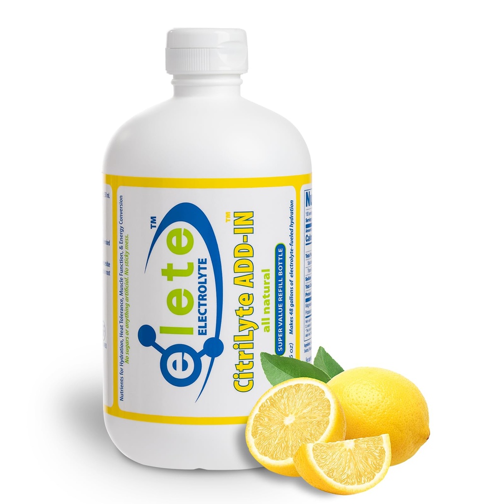 elete CitriLyte Electrolyte Add-in gouttes d'hydratation de sodium Magnésium Potassium Trace Minéraux.