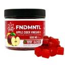 FNDMNTL Apfel Apfel Apfelessig Gummie | Maitake, Shitake, Vitamin B12 | 1000 mg | 60 Count | Gelatinefrei, Glutenfrei, Vegan & Non-GMO