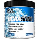 Evlution EVL BCAAs Aminosäuren Pulver - BCAA Powder Post Workout Recovery Drink und Stim Free Pre Workout Energy - 5g verzweigte Kette Aminosäuren Supplement für Männer - Blaue Raz