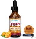 Worldwide Nutrition Bundle: Anumed Lipotropic Complex - Folsäure, Vitamin B12, Vitamin B6 - Non GMO, Glutenfrei, einfach zu verwenden 2oz Lipotropic Tropfen mit Multi-Purpose Schlüsselanhänger