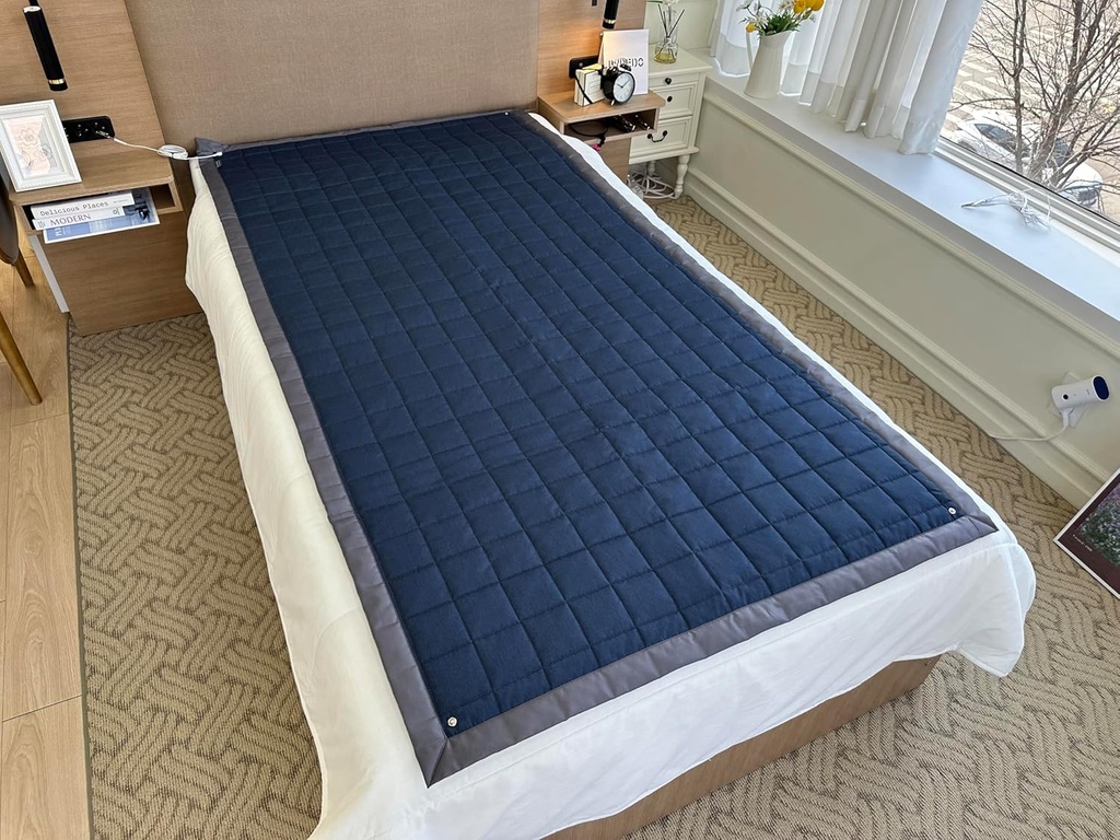 Tissu en acier inoxydable, 59x79 pouces (Navy)