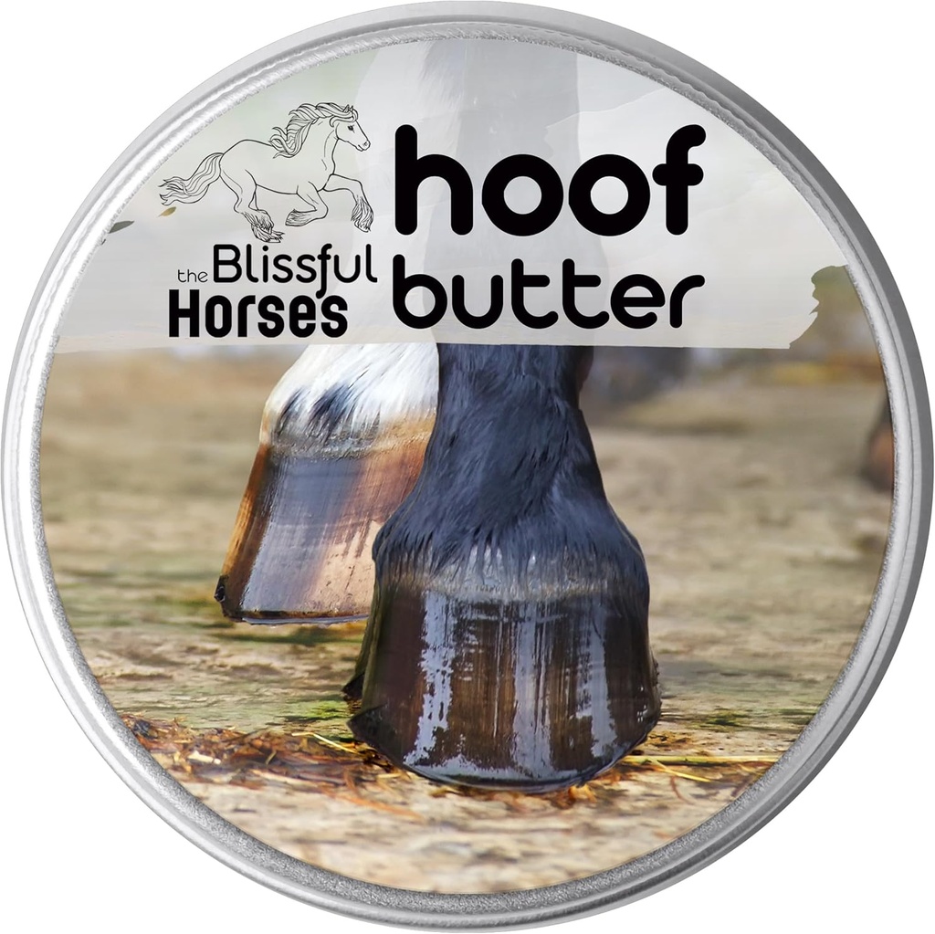 Die glückliche Pferde Hoof Butter Alle natürlichen Unterstützung für Ihre Pferde Hooves, 4-Ounce
