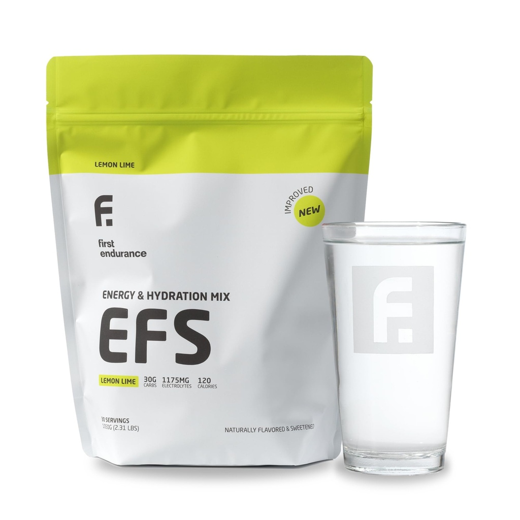 EFS Hydration & Endurance Drink Mix - Premium Kohlenhydrate für Energie & Performance, Elektrolyte für schnelle Rehydrierung & Laufen, Radfahren und Triathlon Ernährung | Isotonic Energy Fuel | Lemon-Lime