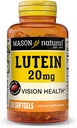 MASON NATURAL Lutein 20 mg mit Vitamin E - Gesunde Vision und Augenfunktion, unterstützt Augengesundheit, 30 Softgels