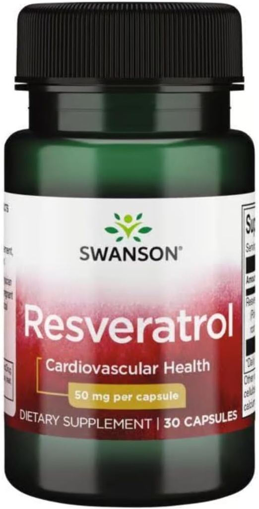 Swanson Resveratrol 50 50 Milligramme 30 Kapseln