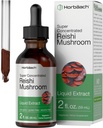 Horbäach Reishi Pilzextrakt Tinktur | 2 Fl Oz | Flüssigkeitstropfen | Ganoderma Lucidum | Vegetarisch, Alkoholfrei | Non-GMO, Glutenfreie Ergänzung