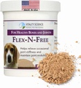 Vitalität Wissenschaft Flex N Frei für Hunde | Fördert gesunde Knochen & Gelenke | Relieves Stiffness | Bewahrt Gelenkmobilität | Reduziert Entzündungen | baut Knochengewebe | 100% sicher & natürlich (120g)
