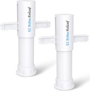 Memine EZ Bites Relief Suction Tool - 2 Pack Bienen Sting und Biss Itch Relief Sucker, Venom Extractor für Saliva/Venom Entfernung, Temporäres Relief von Itch und Schwellung, Kid-Friendly White