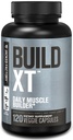 Jacked Factory Build-XT Daily Muscle Builder & Performance Enhancer - Muscle Building Supplement for Muscular Strength & Growth | Trademarked Ingredients Peak02, ElevATP, & Astragin - 120 Veggie Pills