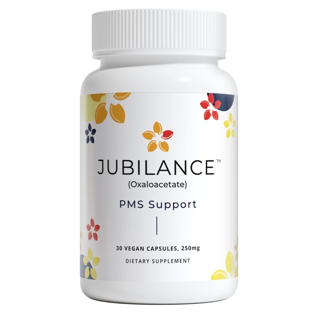 Soutien du SPM de jubilance - Vitamine de soulagement du SPM d'oxaloacétate pour les femmes (Nouveau look, même formule cliniquement prouvée)