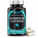 tnvitamins Magnesium Glycinate 300mg, 90 Capsules | High Absorption Chelated Magnesium for Sleep, Calm & Muscle Support* | Non-GMO, Gentle, Non-Laxative | TNVitamins