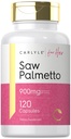 Carlyle Saw Palmetto für Damen 900mg | 120 Kapseln | Full Spectrum Extract Supplement | Non-GMO, Gluten Free Supplement | für Sie