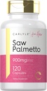 Carlyle Saw Palmetto für Damen 900mg | 120 Kapseln | Full Spectrum Extract Supplement | Non-GMO, Gluten Free Supplement | für Sie