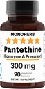 MONOHERB Pantethine 300 mg pro Kapsel - 90 Vegetarische Kapseln