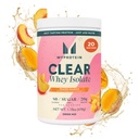 Myprotéine Clear Whey Isolate Protein Powder, 1,1 Lb (20 portions) Peach Mango, 20g de protéines par portion, Mélange de boissons naturellement aromatisées, Apport quotidien de protéines pour une performance supérieure