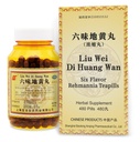 Liu-Wei Di-Huang Wan complément à base de plantes 480 pilules (60 portions) - Formule ancienne pour le soutien global de la santé - Six épills de Rehmannia