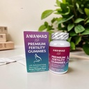 Gommies de fertilité premium, Gommies d'équilibre féminin, pour les femmes Santé et bien-être, Suppléments de conception prénatale, avec CoQ10, Folate et vitamines, ovulation et cycle menstruel